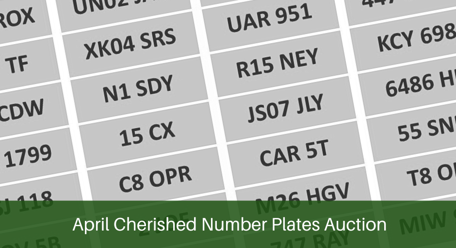 April Cherished Number Plate Auction